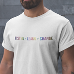 Load image into Gallery viewer, &quot;Listen &gt; Learn &gt; Change&quot; Smart Shirt
