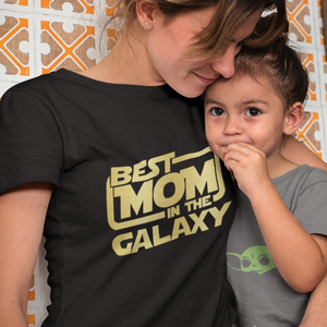 "Best Mom in the Galaxy" Gold Smart Shirt