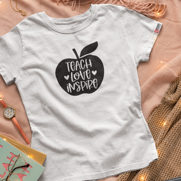 "Teach, Love, Inspire" Smart Shirt for Teachers