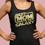 Load image into Gallery viewer, &quot;Best Mom in the Galaxy&quot; Gold Smart Tank
