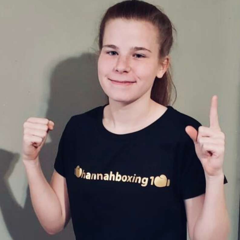 "Hannah McGuinness" Junior Boxing Smart Shirt