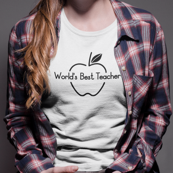 "World's Best Teacher" Smart Shirt for Teachers