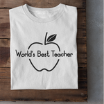 Load image into Gallery viewer, &quot;World&#39;s Best Teacher&quot; Smart Shirt for Teachers
